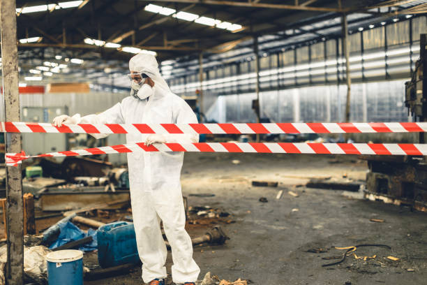 Professional Biohazard technician working in Mica, WA
